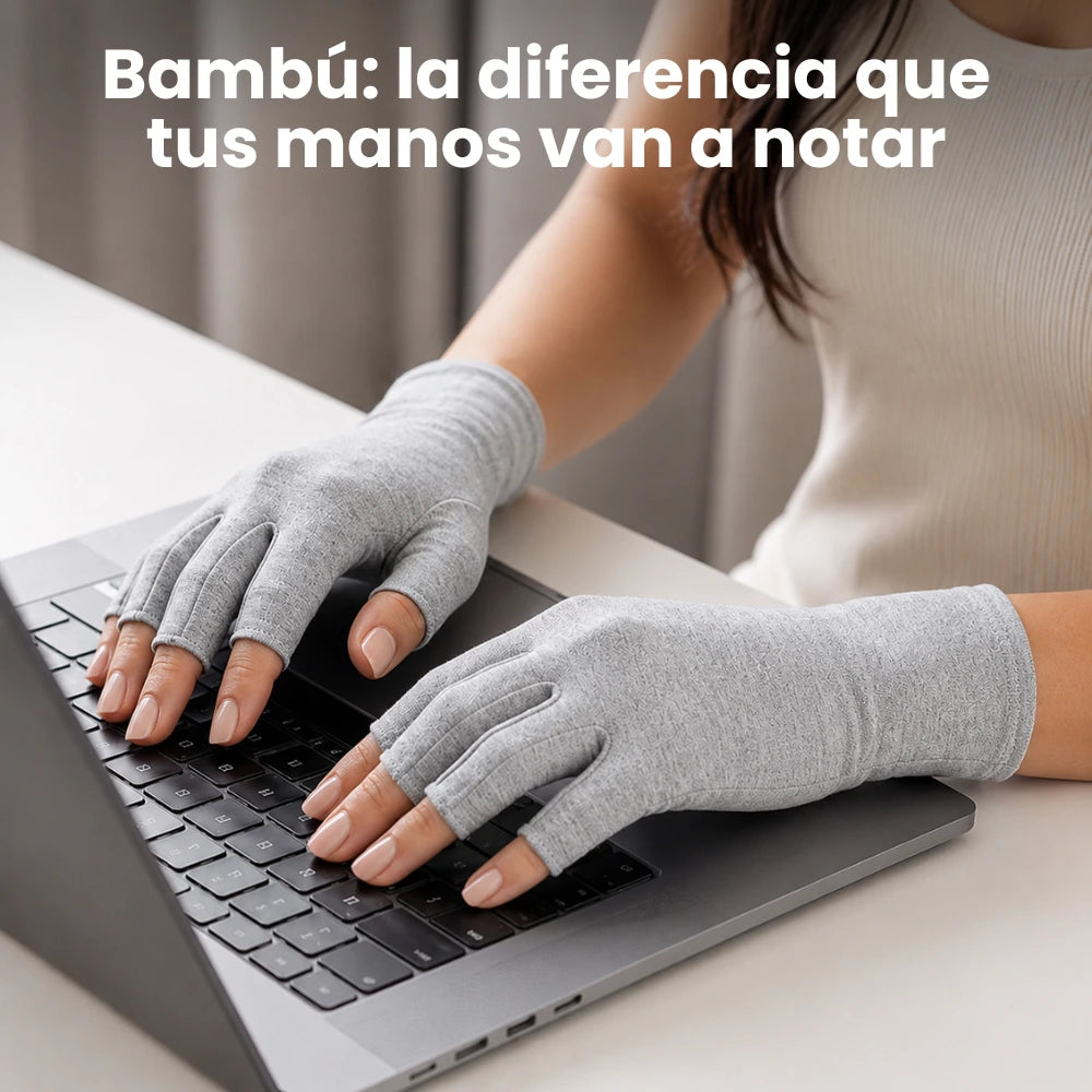 Guantes Renova Bambú – Alivio para rigidez, artritis y dolor en las manos