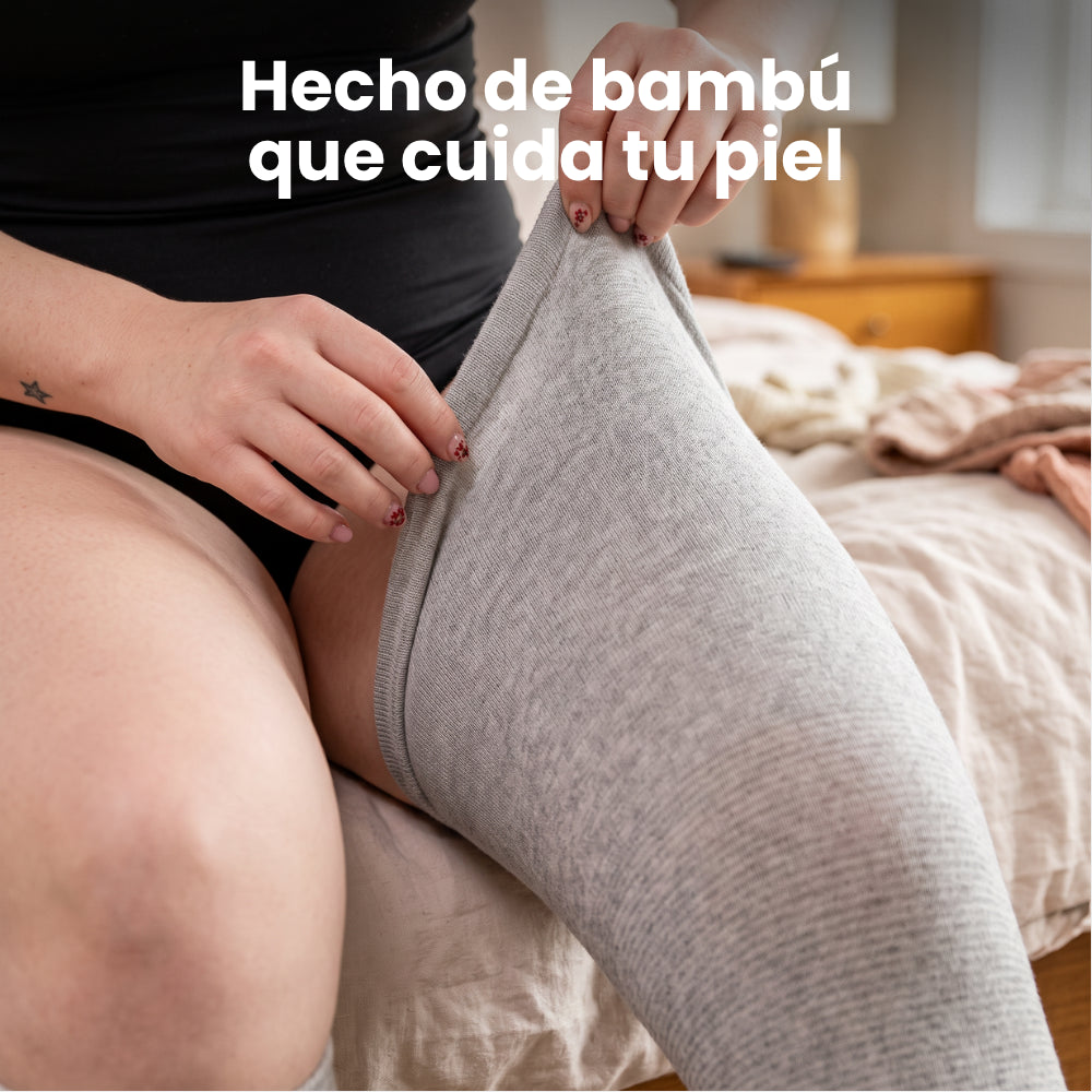Manga de Compresión de Pierna Bambú - Alivio total para las piernas