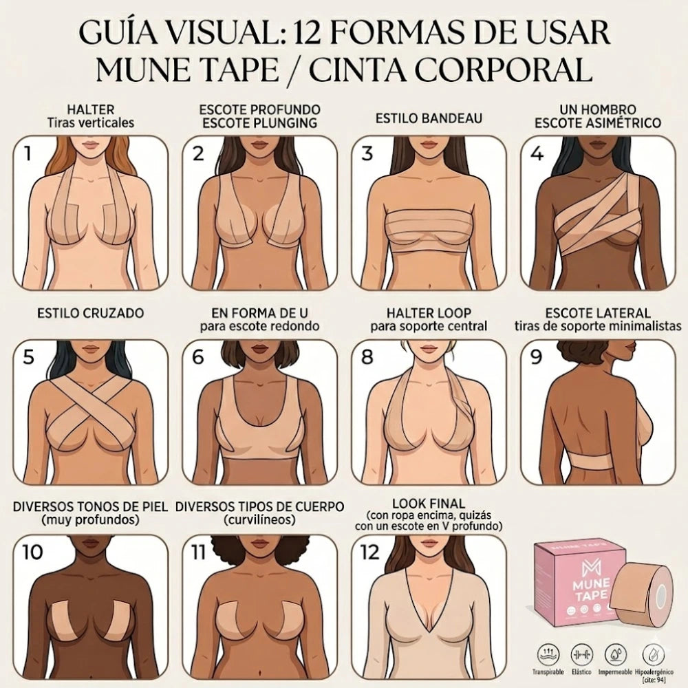 Faja Mune Shape + Cinta Escote Invisible De Regalo