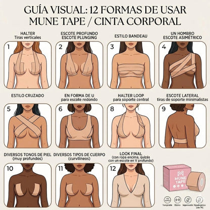 Faja Mune Shape + Cinta Escote Invisible De Regalo