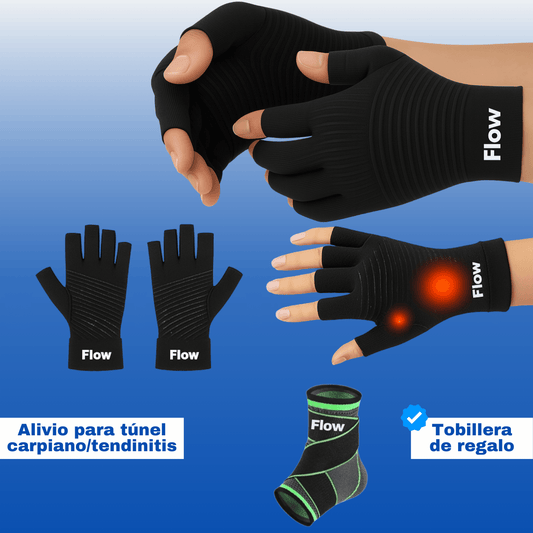 Guantes Grip – Alivio inmediato para tendinitis, túnel carpiano y más